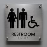 stainless-steel-toilet-sign