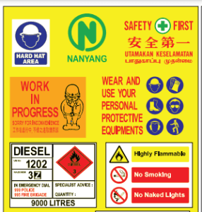 Singapore Safety Signs SG