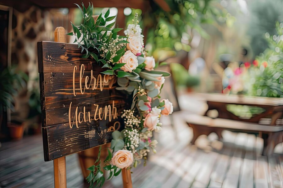 custom wedding signage singapore